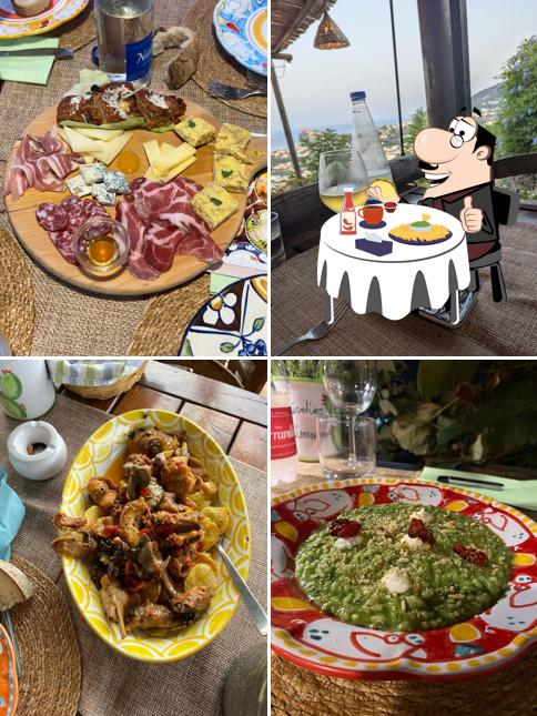Piatto di formaggi al Il Giardino Mediterraneo