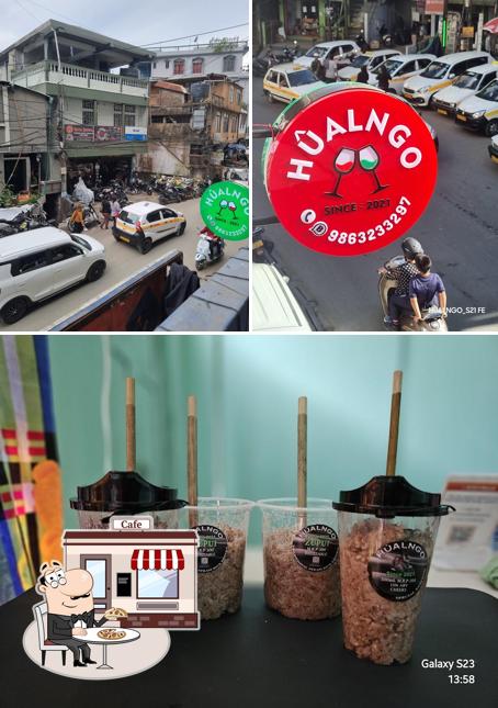The image of HÛALNGO’s exterior and food