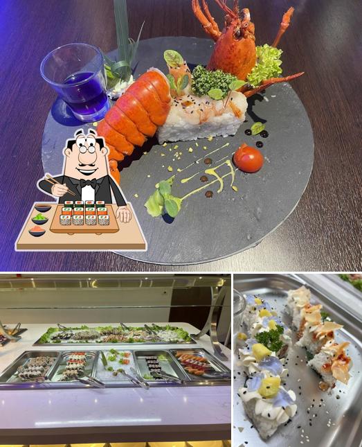 Ordina le diverse opzioni di sushi