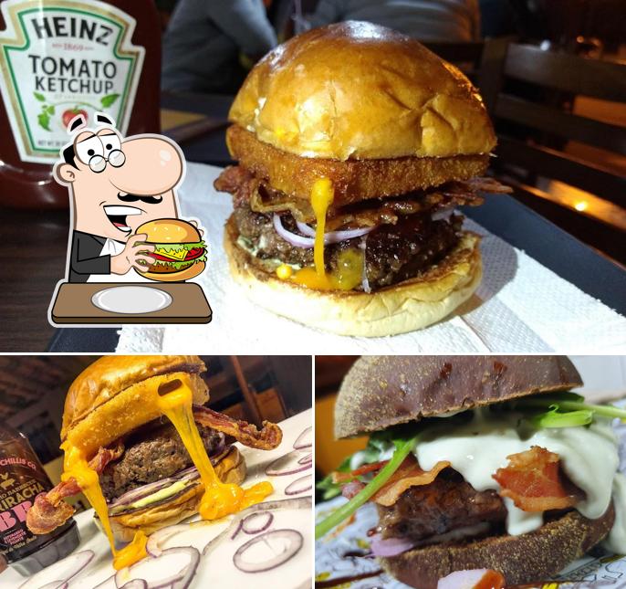 Consiga um hambúrguer no The Burger