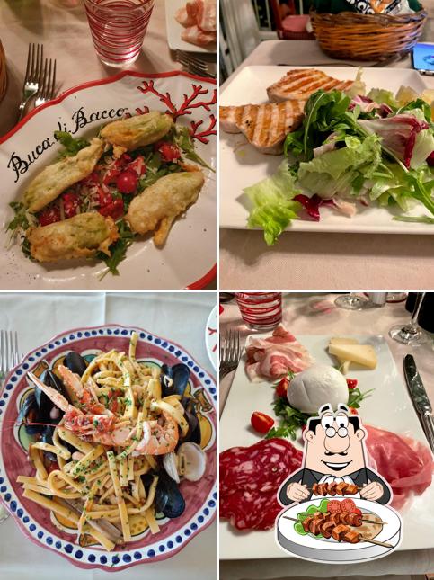 Platti al Ristorante Buca di Bacco Positano