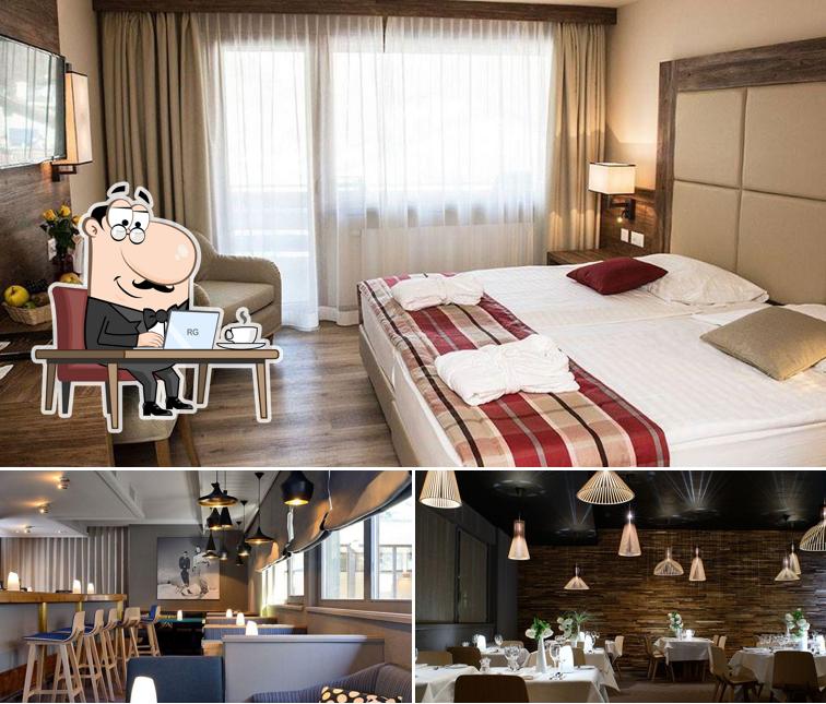 Siediti a un tavolo di Restaurant Carbon Zermatt by Romain Fornell