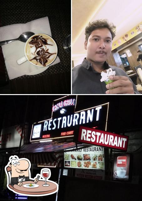 This is the image displaying food and beverage at China Grill Restaurant
