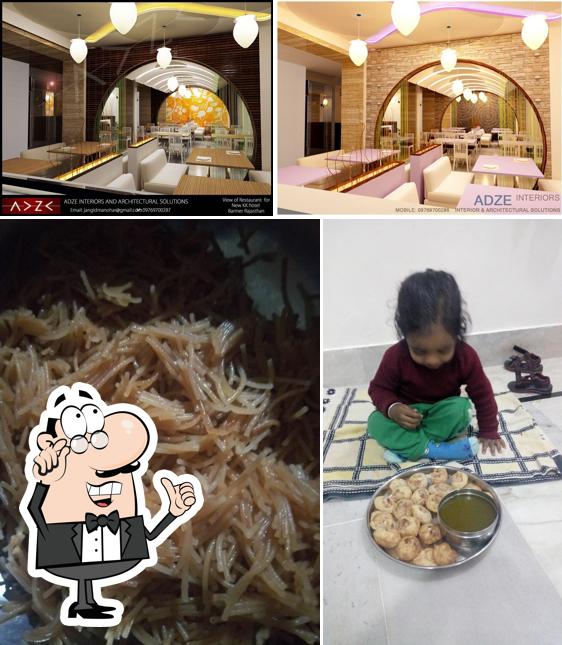 The image of K K Hotel’s interior and food