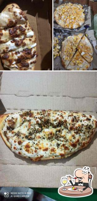 Food at Pizza Village