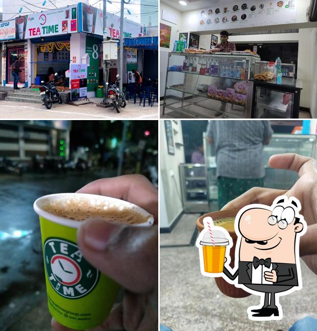 Enjoy a drink at TEA TIME