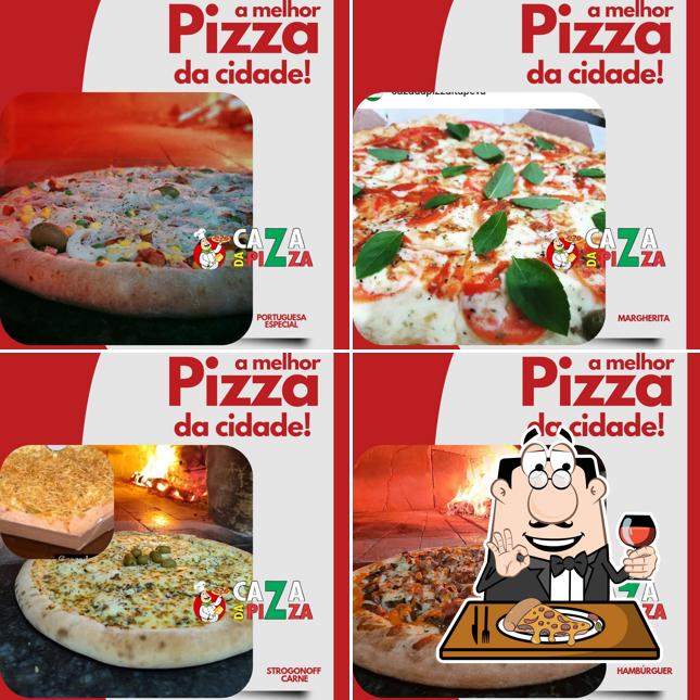 Consiga diferentes tipos de pizza