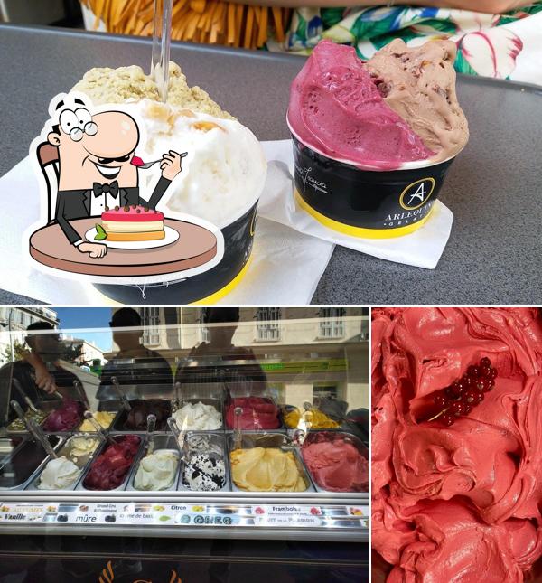 Profitez l'un des desserts
