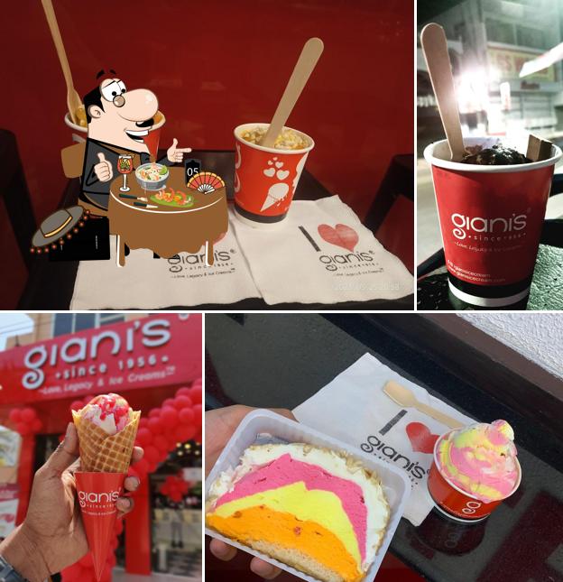 Ice cream at Giani's Ice Cream
