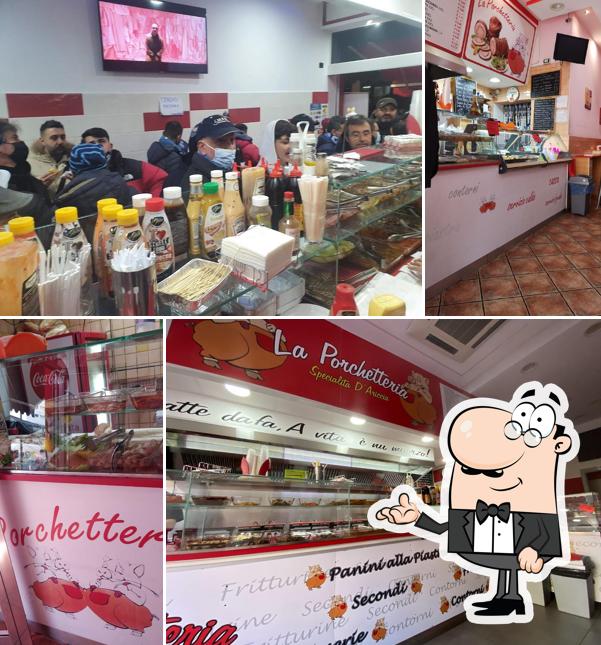 Dai un'occhiata agli interni di La Porchetteria