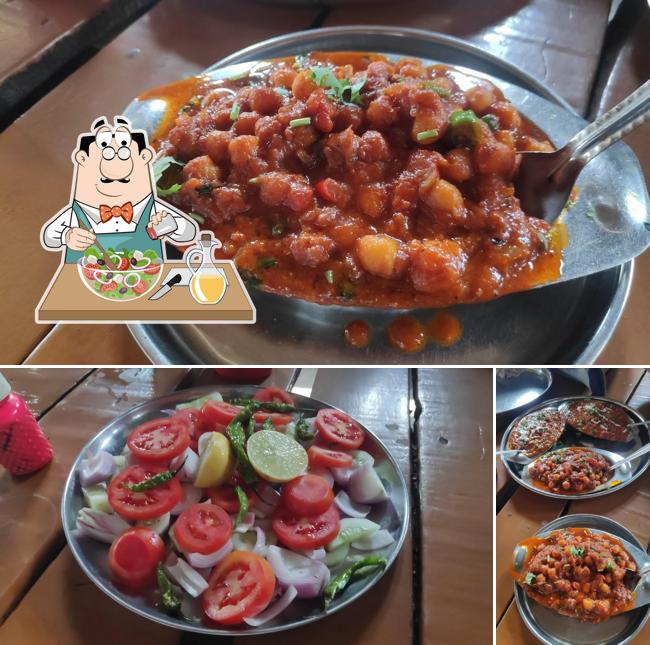 Greek salad at Ajeet Punjabi Dhaba