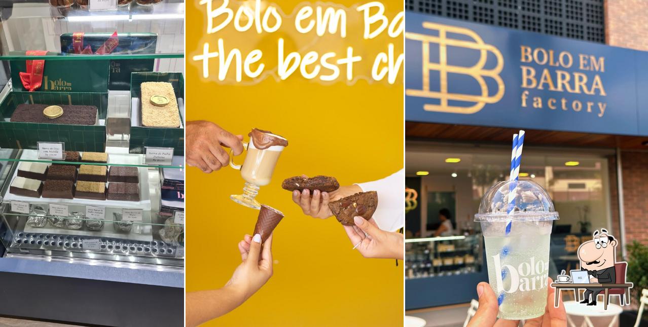 Veja imagens do interior do Bolo em Barra Factory