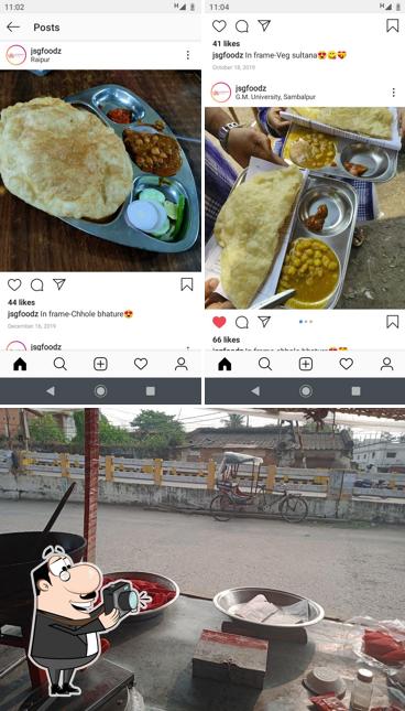 Here's a picture of Sardar Ji Chola Bhatura