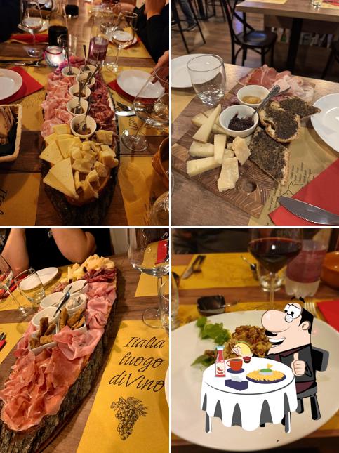 Piatto di formaggi al Vinoteca Bologna