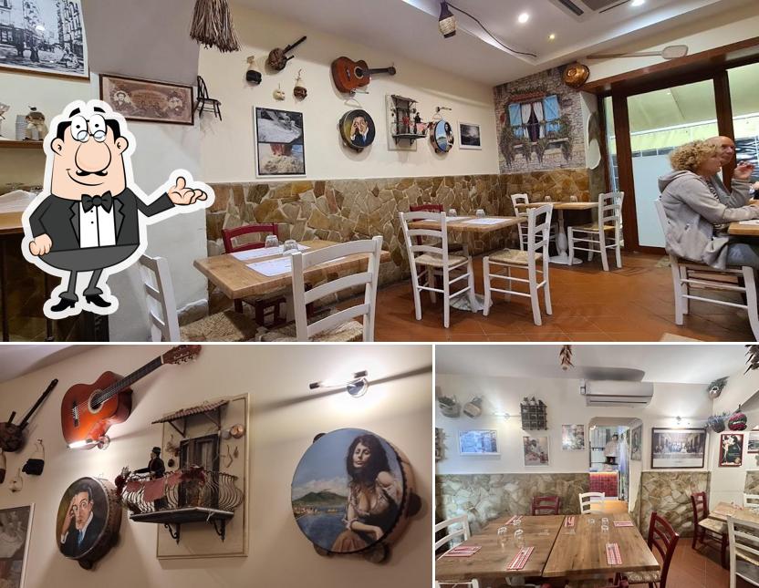 Gli interni di La Campagnola Pizzería & Trattoria