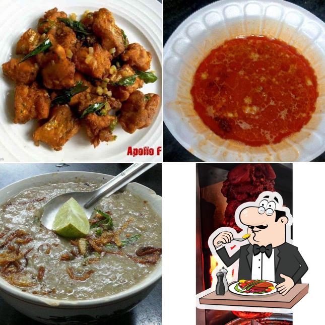 Food at Bombay Hotel