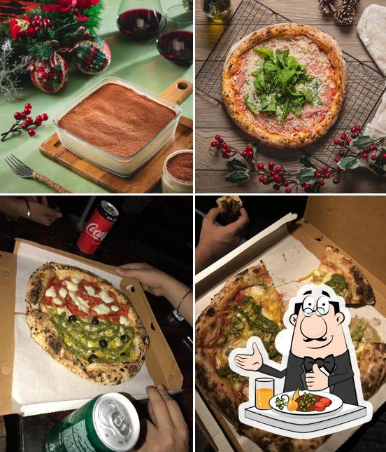 Food at Leo's Artisan Pizza