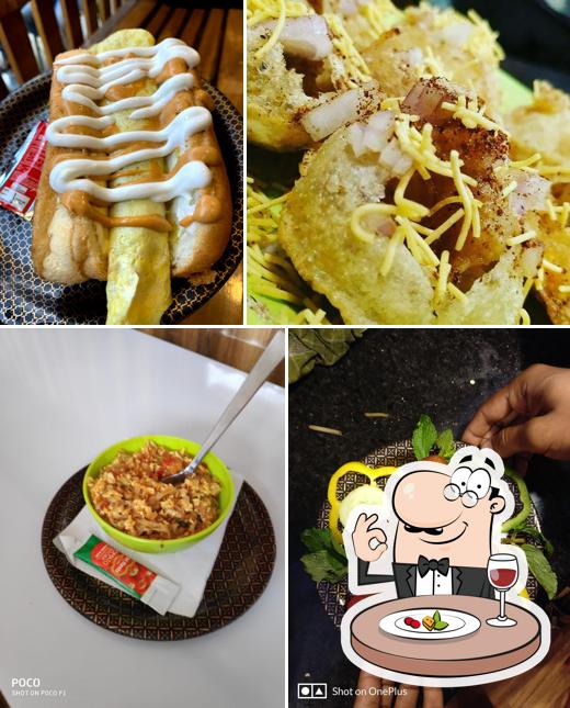 Food at Mr Tea the container Cafe