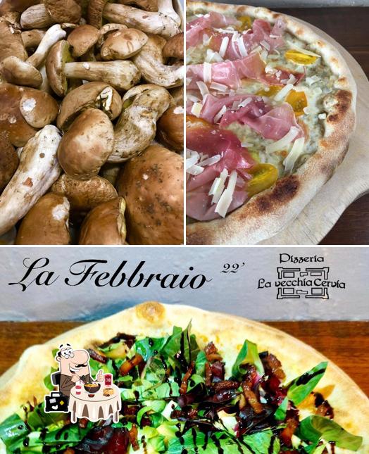 Cibo al Pizzeria La Vecchia Cervia