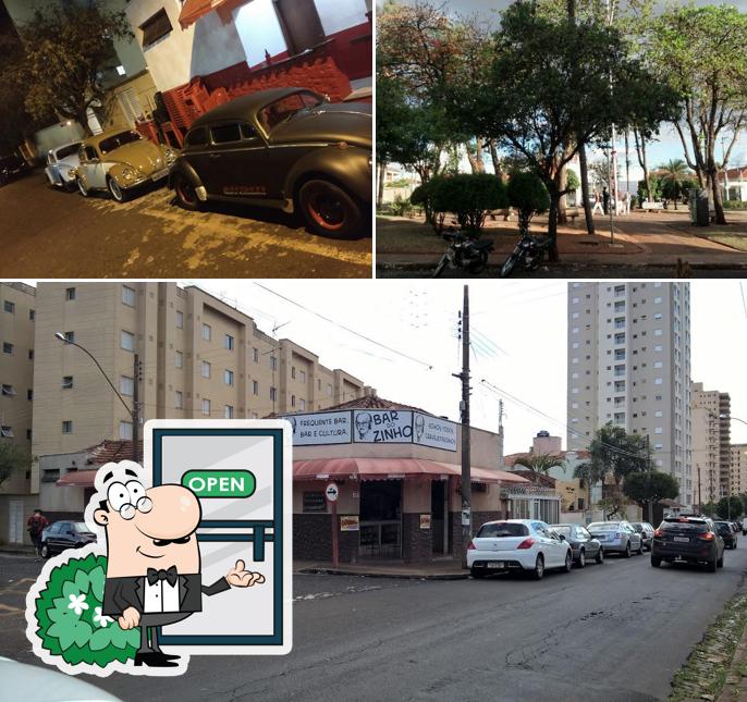 O exterior do Bar do Zinho