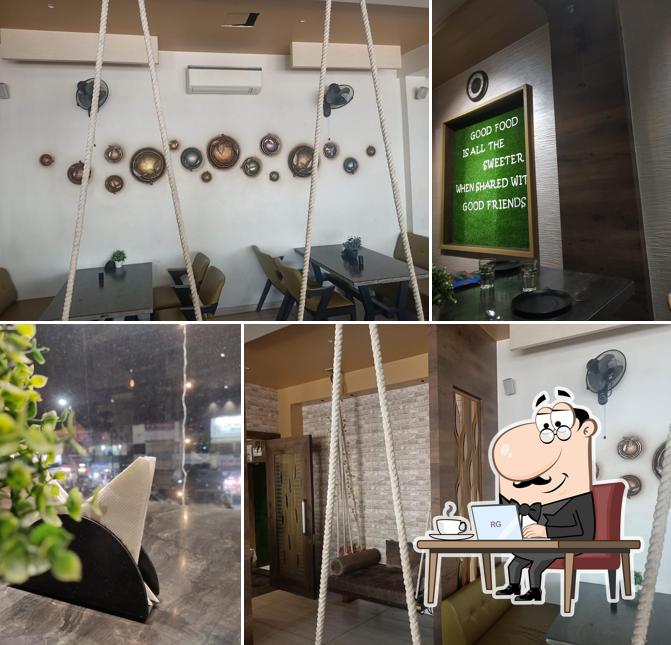 The interior of Farmaish - The Vegetarian Kitchen