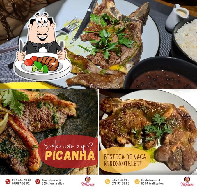 Prenditi i piatti di carne a Manu