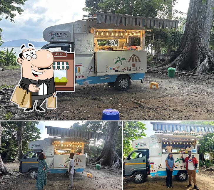 Check out how Maven Food Truck-Shuddh Aahar (Pure Veg) looks outside