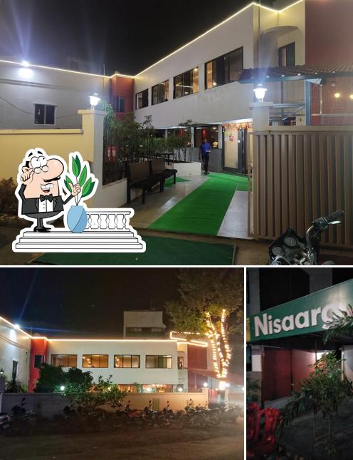 The exterior of Nisarg Hotel And Permit Bar