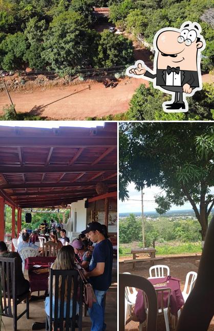 Entre diferentes coisas, interior e exterior podem ser encontrados a Quiosque da Serra