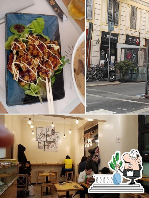 La immagine di esterno e bevanda da Ramen shop
