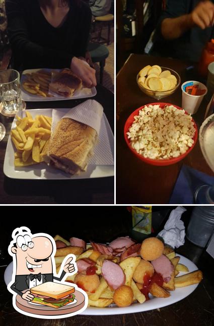 Toast al formaggio al Twin Pub