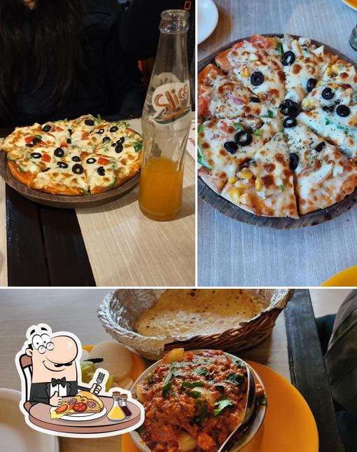 Try out different types of pizza