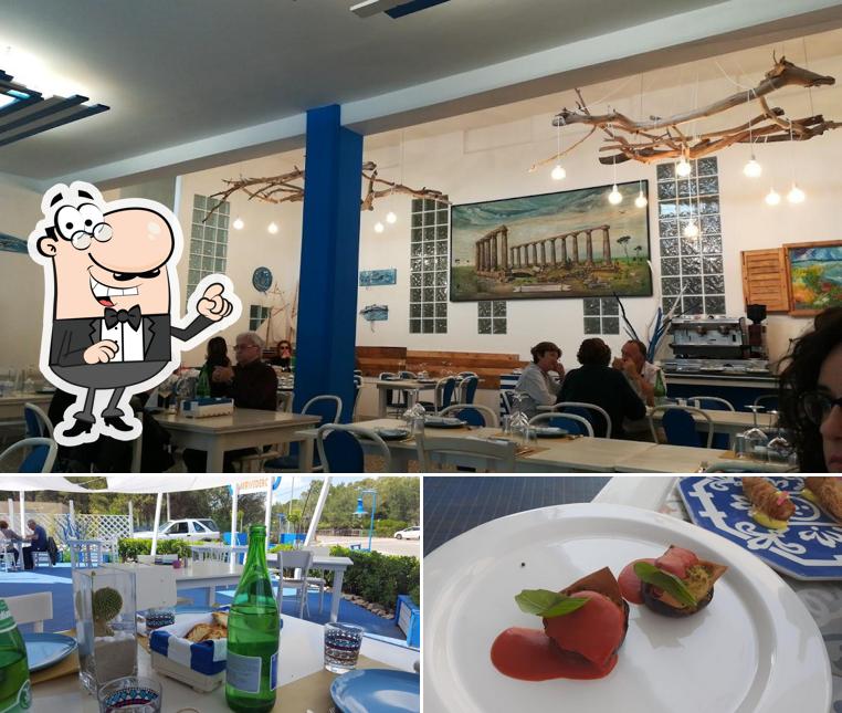La immagine della interni e cibo di Trattoria La Barchetta
