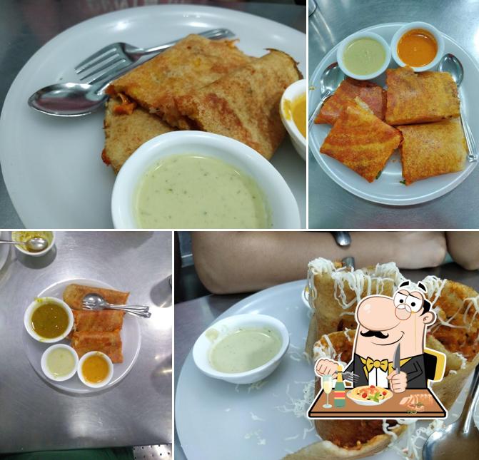 Food at Nandu Dosa Dinner