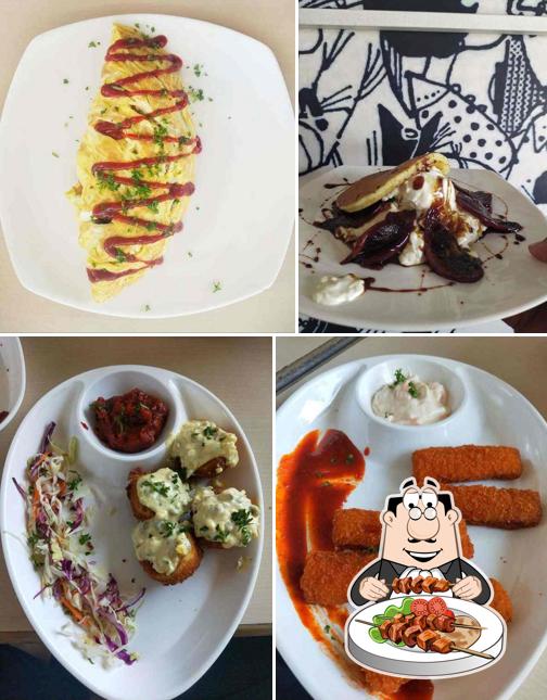 Food at Cafe Here & Now