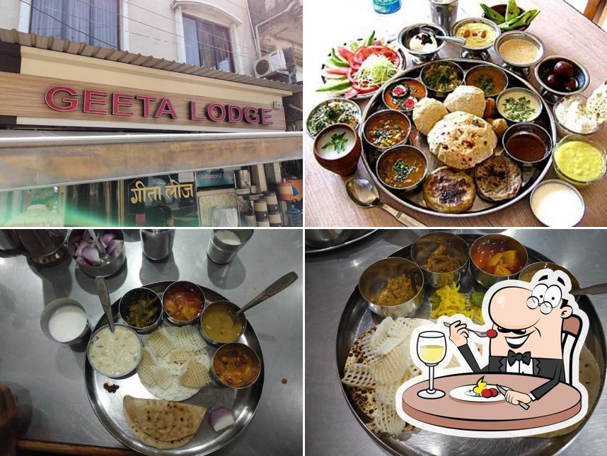 Food at Geeta Lodge