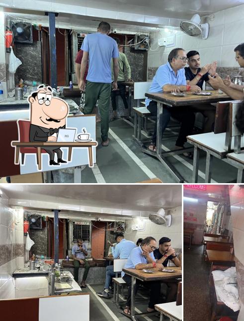 The interior of Gurdev Punjabi Restaurant