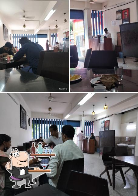 The interior of Indian coffee house