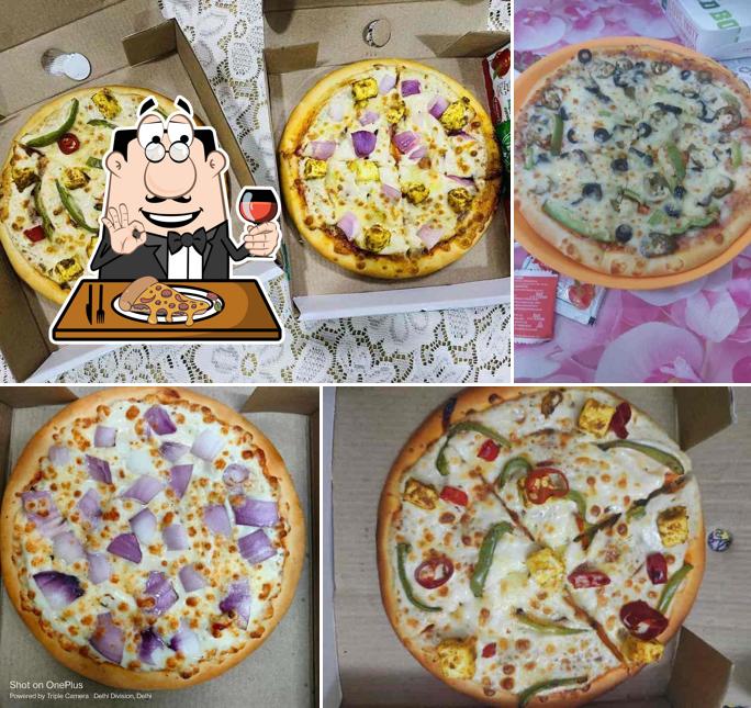 Order different kinds of pizza
