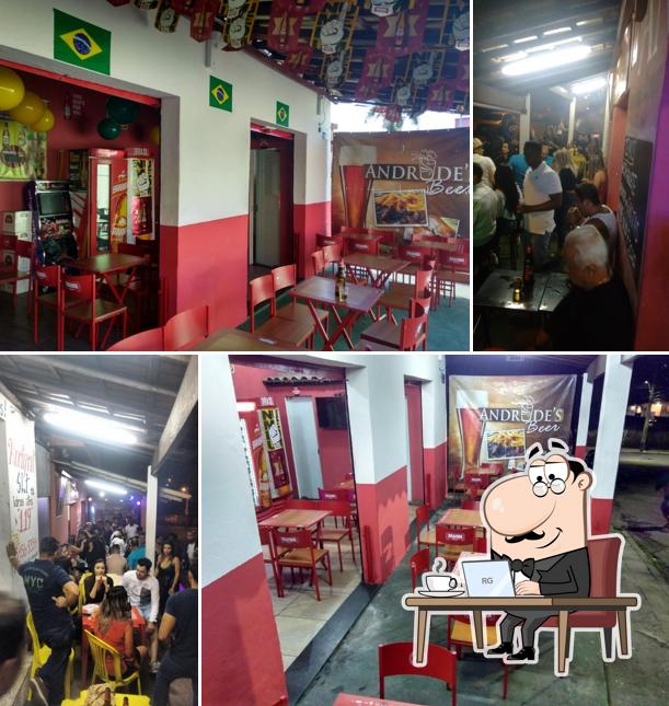 O interior do Andrade’s Beer