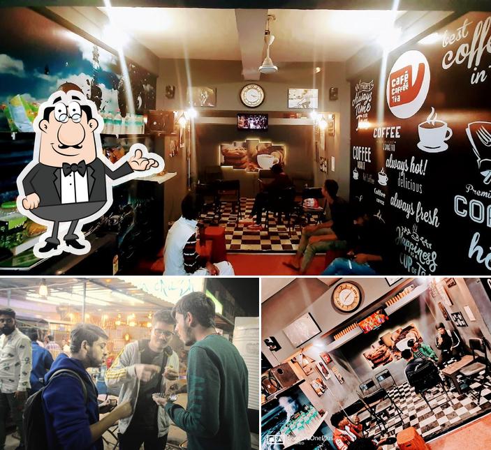 The interior of Cafe Coffee Tea