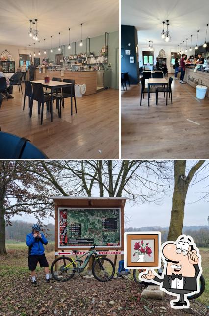 Gli interni di Chalet Del Lago - Gelateria Caffetteria