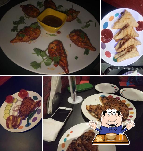 Food at Hookup Cafe
