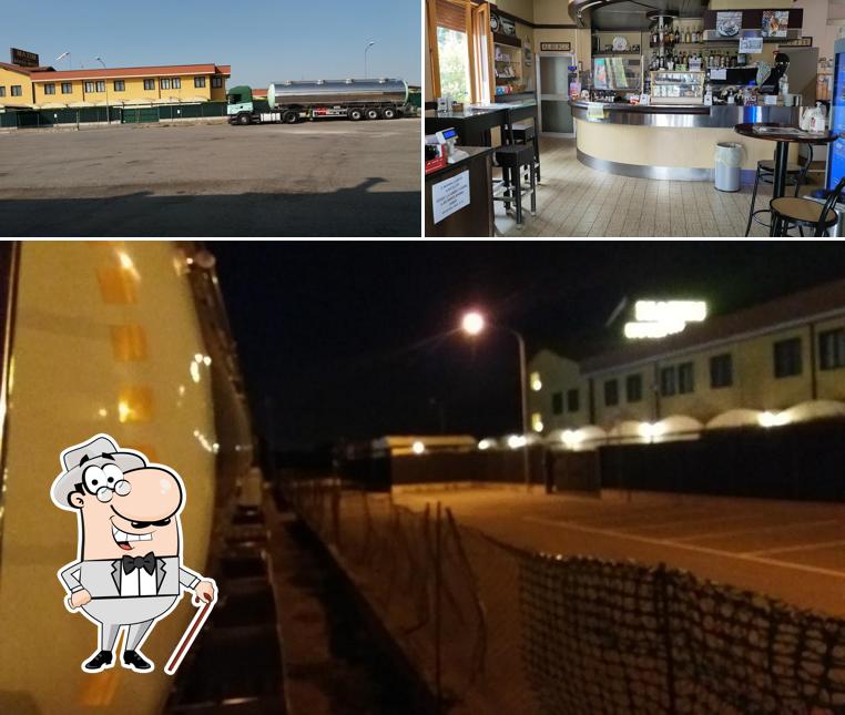 La esterno e interni del ristorante