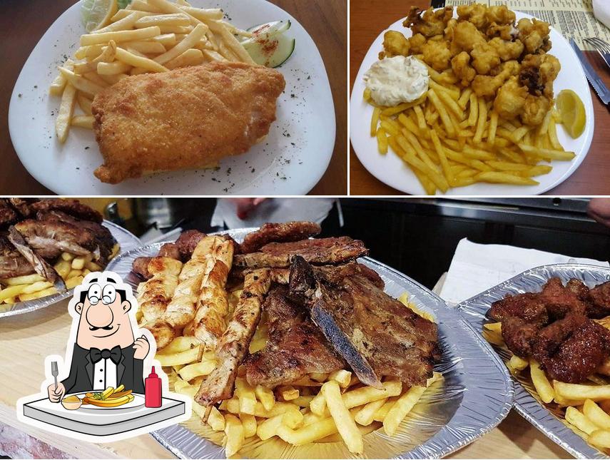 Assaggia le patatine fritte a Urban njupalica