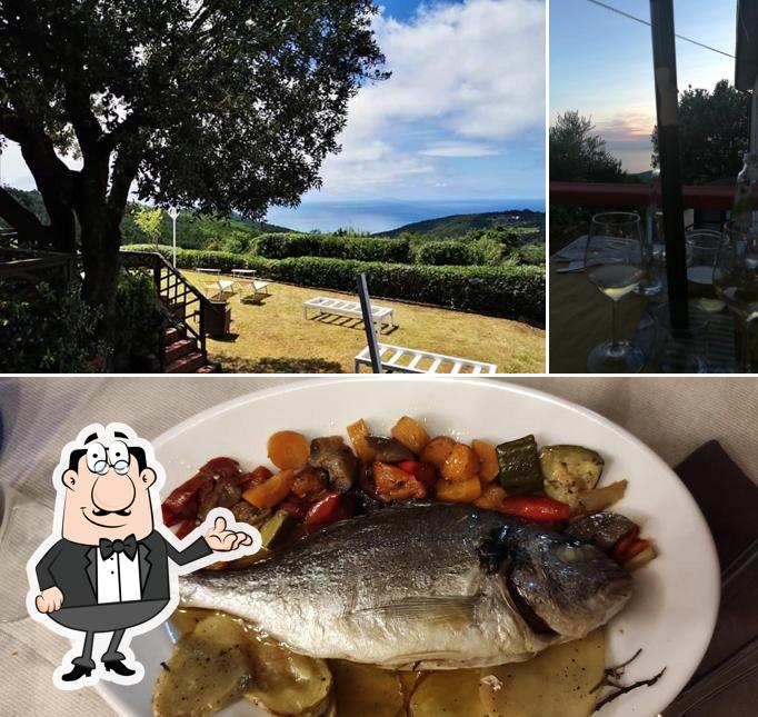 Gli interni di Trattoria Da Orestina