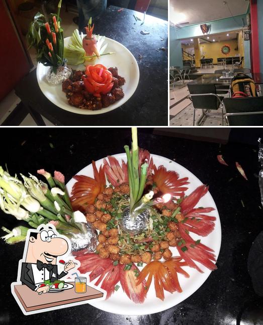 Among different things one can find food and interior at Bharat Restaurant