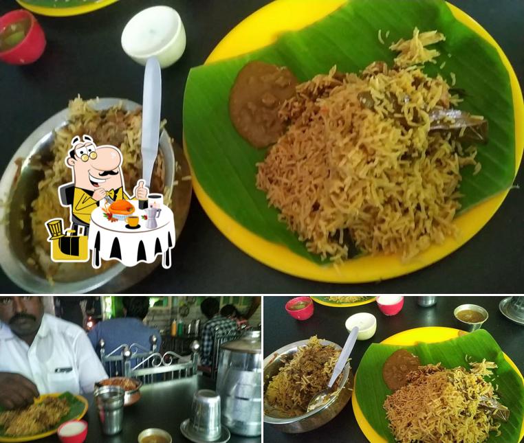 Food at Bujjigadi Biriyani
