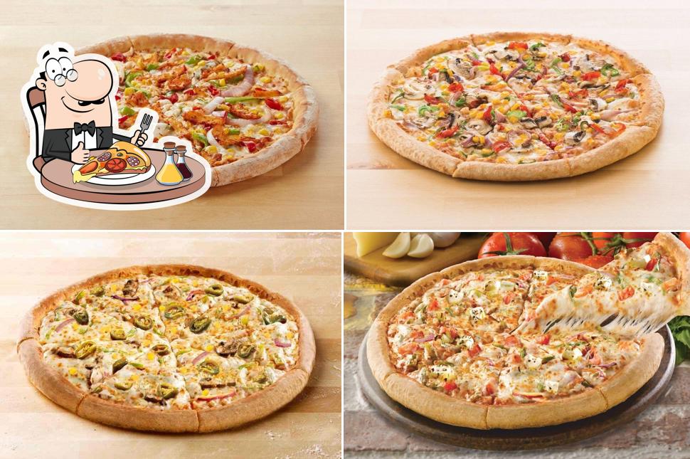 At Papa John's, you can enjoy pizza