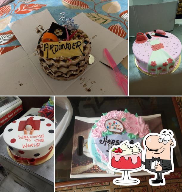 Red velvet cake at Bombay House